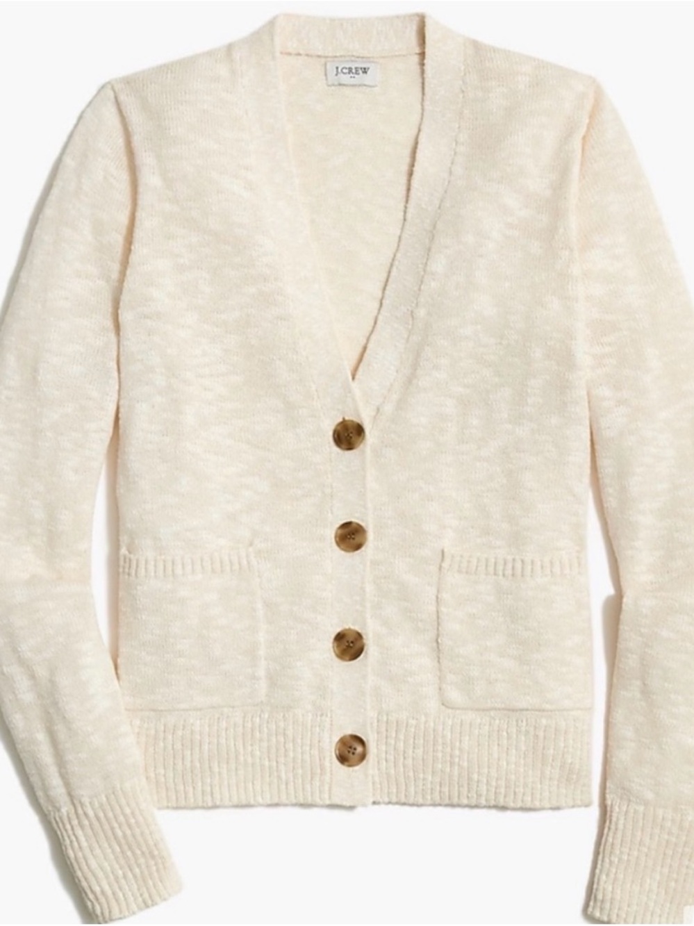 J. Crew Soft Cream Beach Cardigan